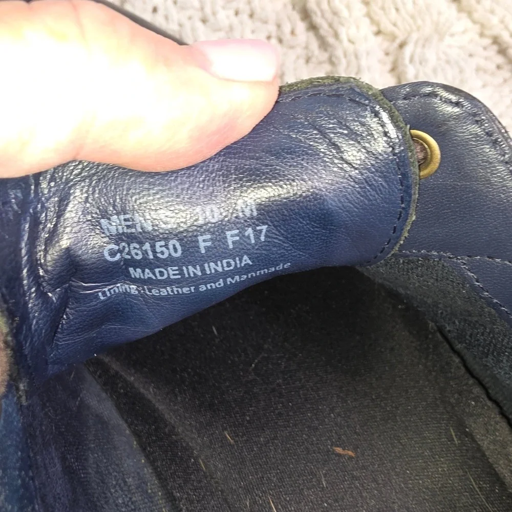 Cole Haan Williams Cap Toe Oxford Black Pebbled Soft Leather Mens 10M